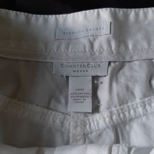 White Bermuda shorts